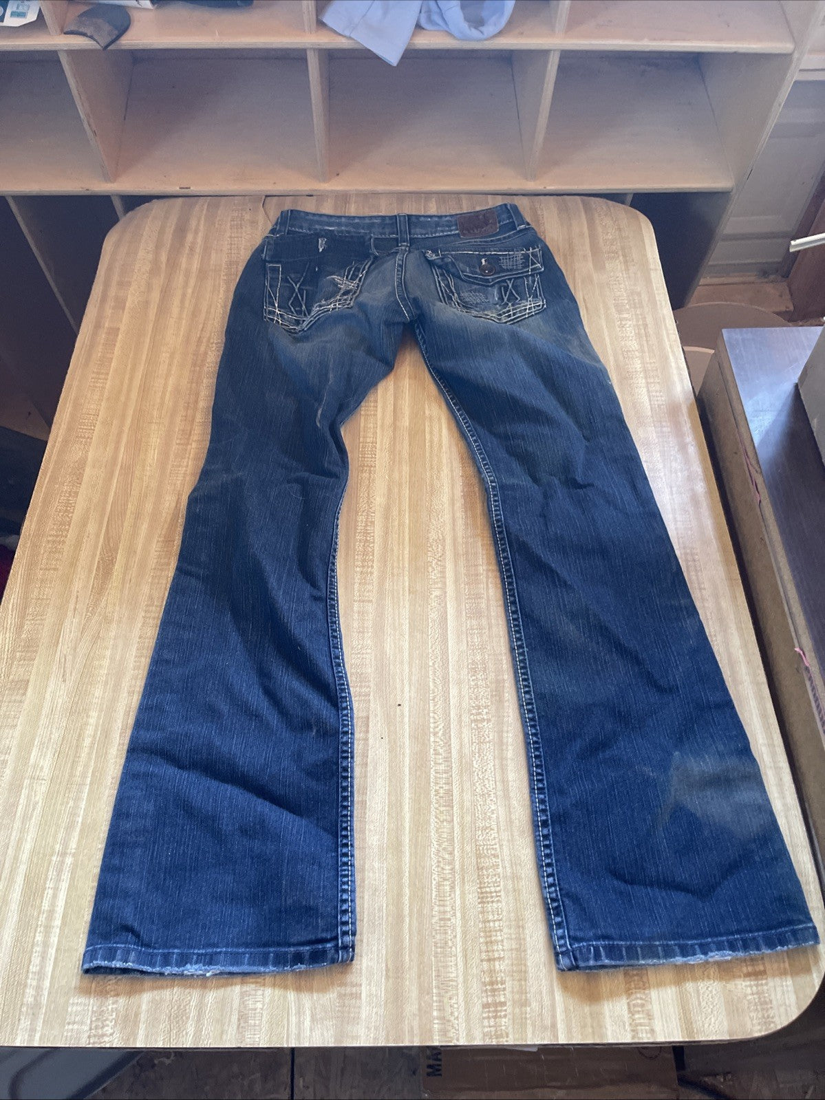 BKE Stella Jeans 27/31.5 Flap Pockets 