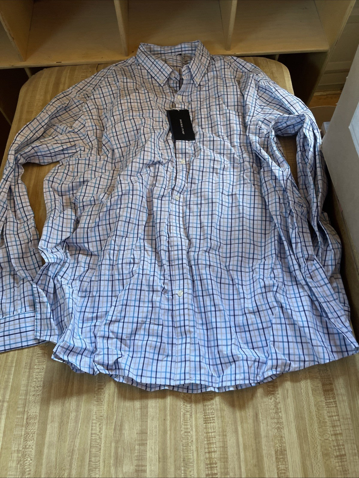 Double Pump Brand Button Down Shirt 3XLT NWT