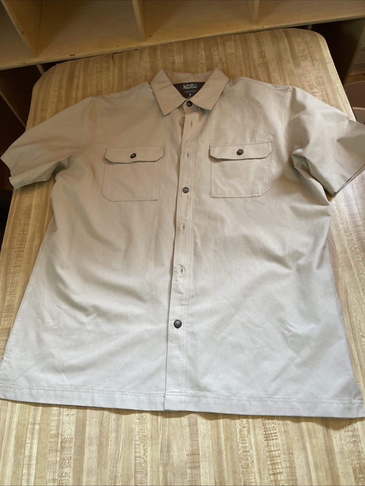 Croft & Barrow Quick Dry Shirt Medium 