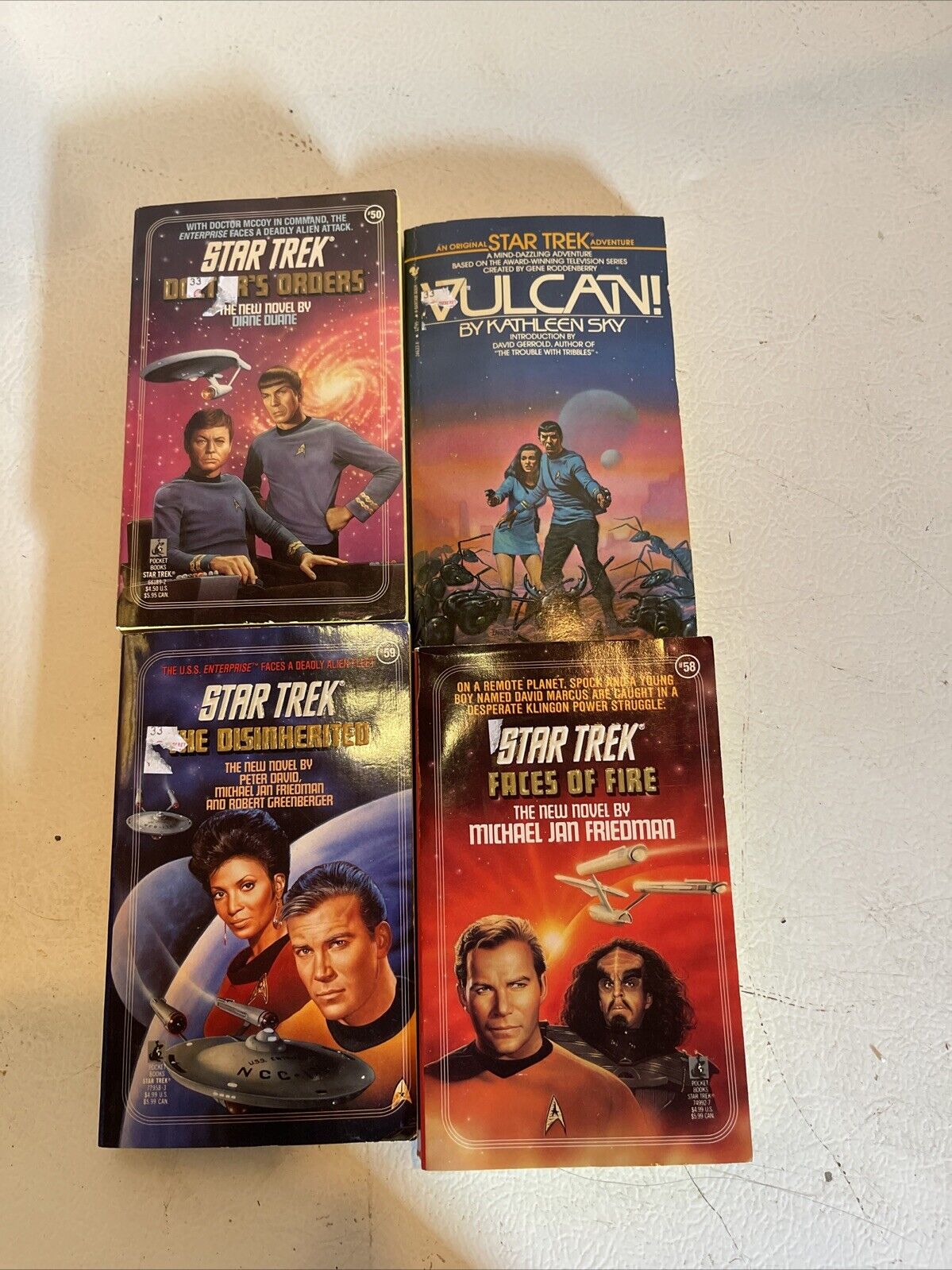 Massive Star Trek Book Lot