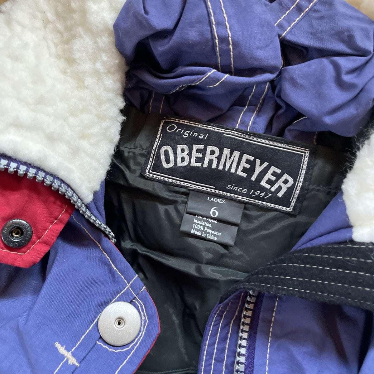 Obermeyer Ski Jacket Size 6