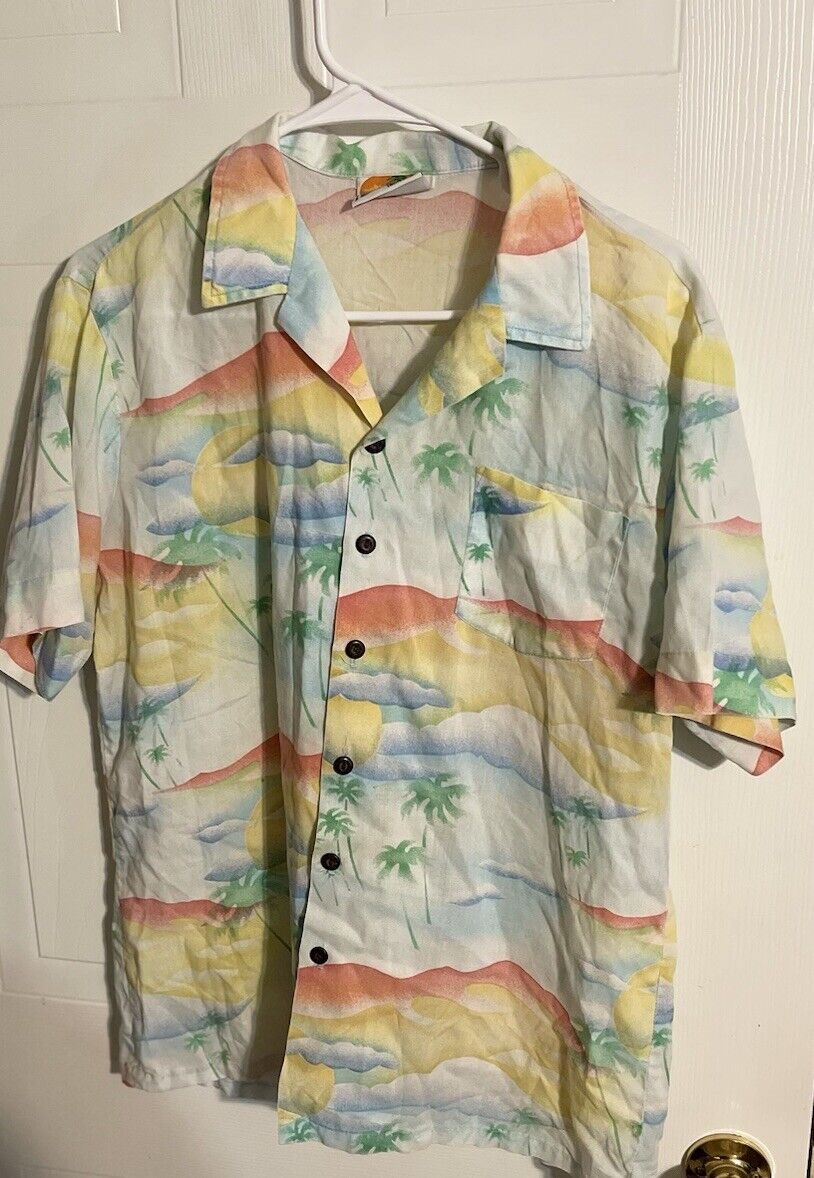 Kennington California Hawaiian Shirt Large 