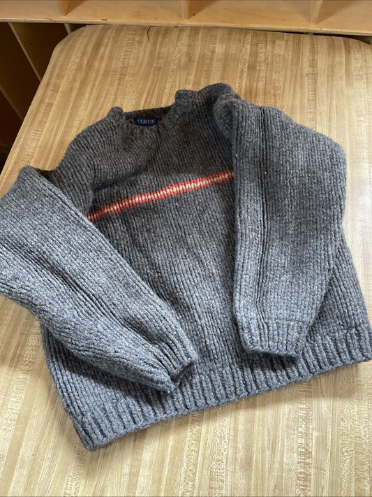 J. Crew Heavy Thick Wool Sweater Medium 