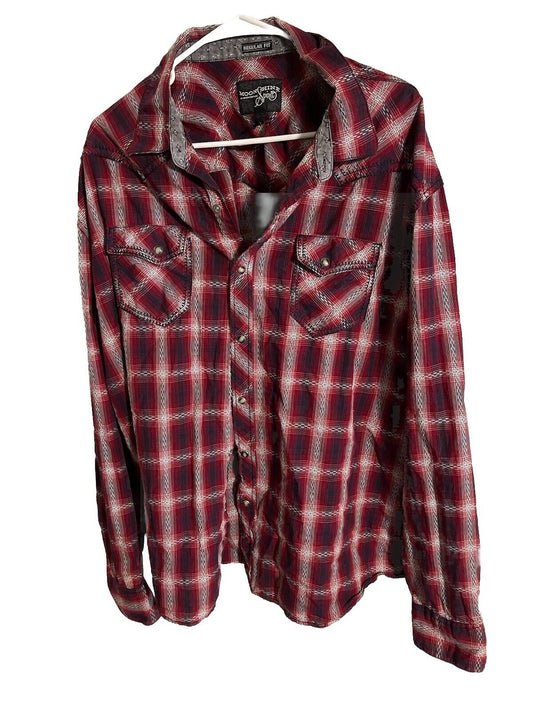 moonshine spirit pearl snap shirt 3XL
