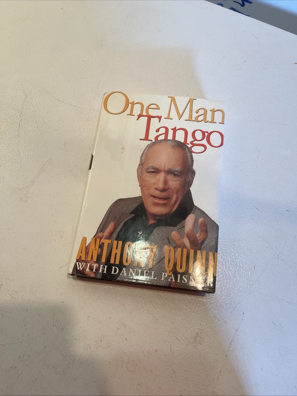 One Man Tango by Anthony Quinn and Daniel Paisner (1995, Hardcover)