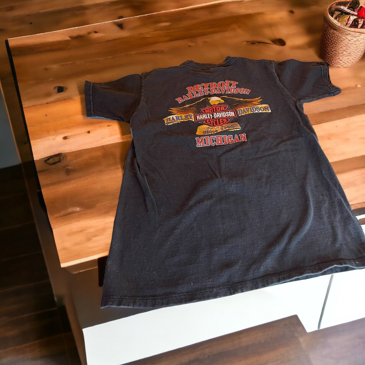 Detroit Harley Davidson T Shirt Medium 