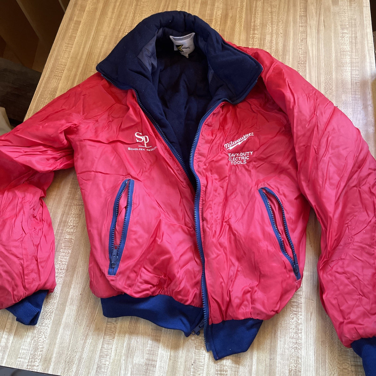 Vintage K Brand Jacket Medium Milwaukee Tools 