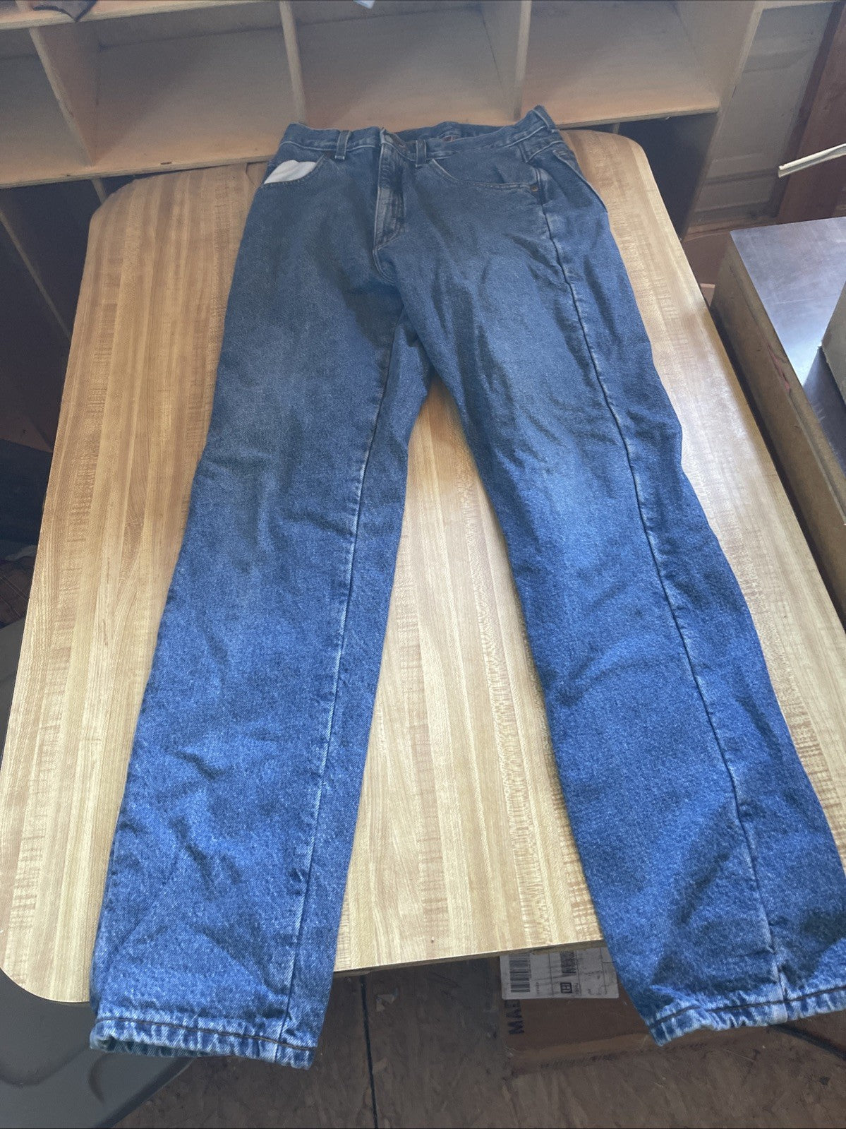 LL Bean Flannel Lined Jeans 32/34