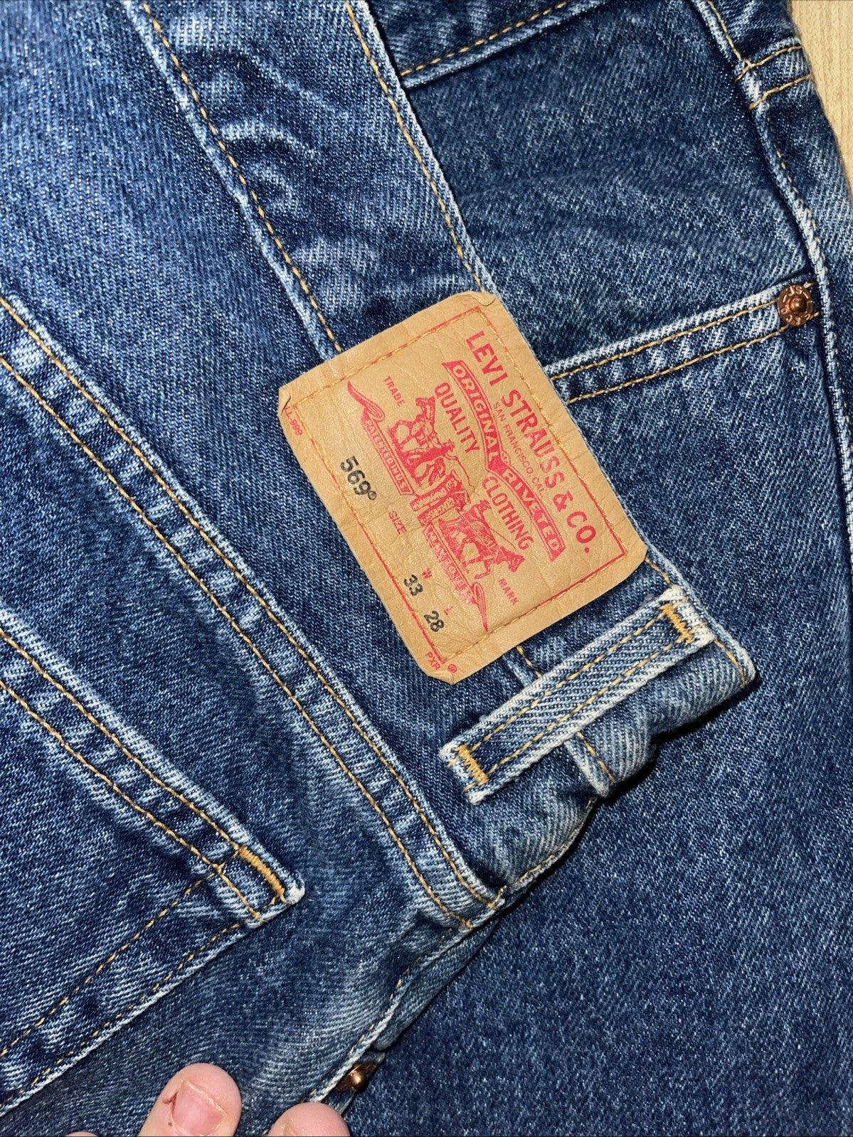 Levi’s 569 Jeans 33/28 Wide Leg
