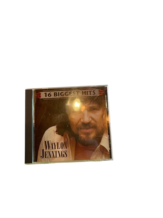 Waylon Jennings 16 Biggest Hits CD 2005 Willie Nelson Outlaw Country Greatest