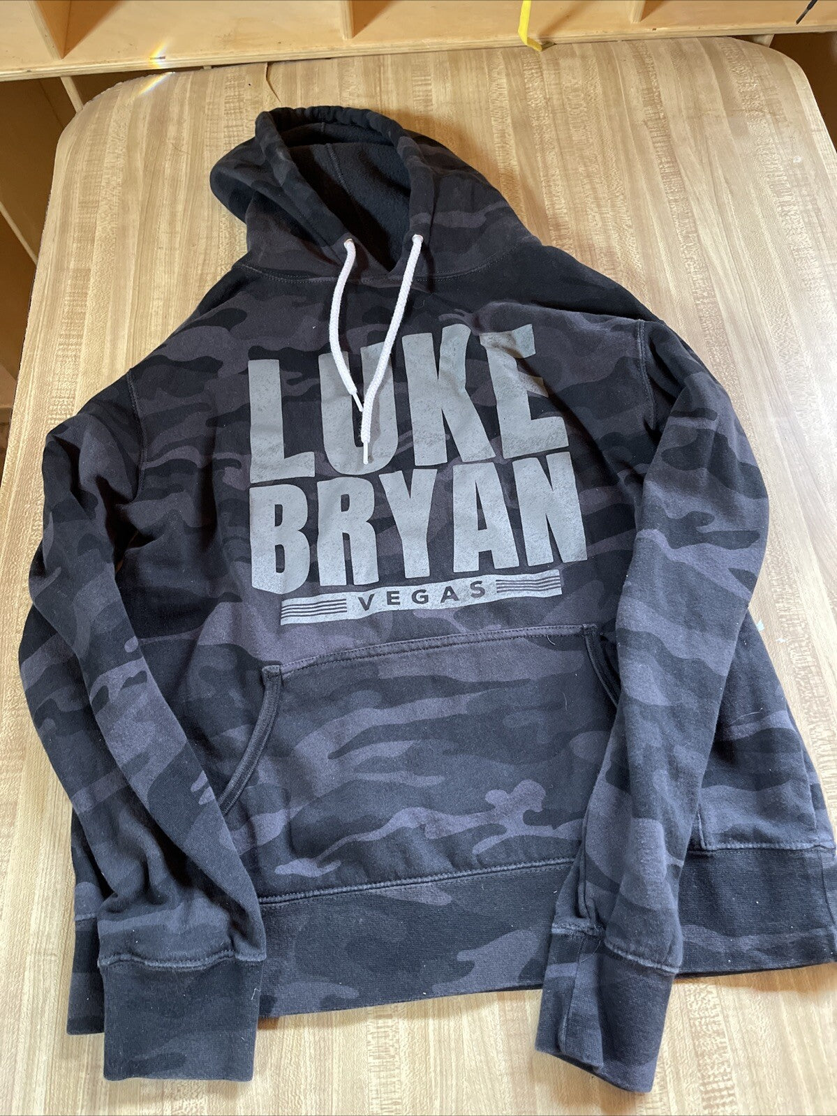 Like Bryan Vegas Camo Hoodie Medium