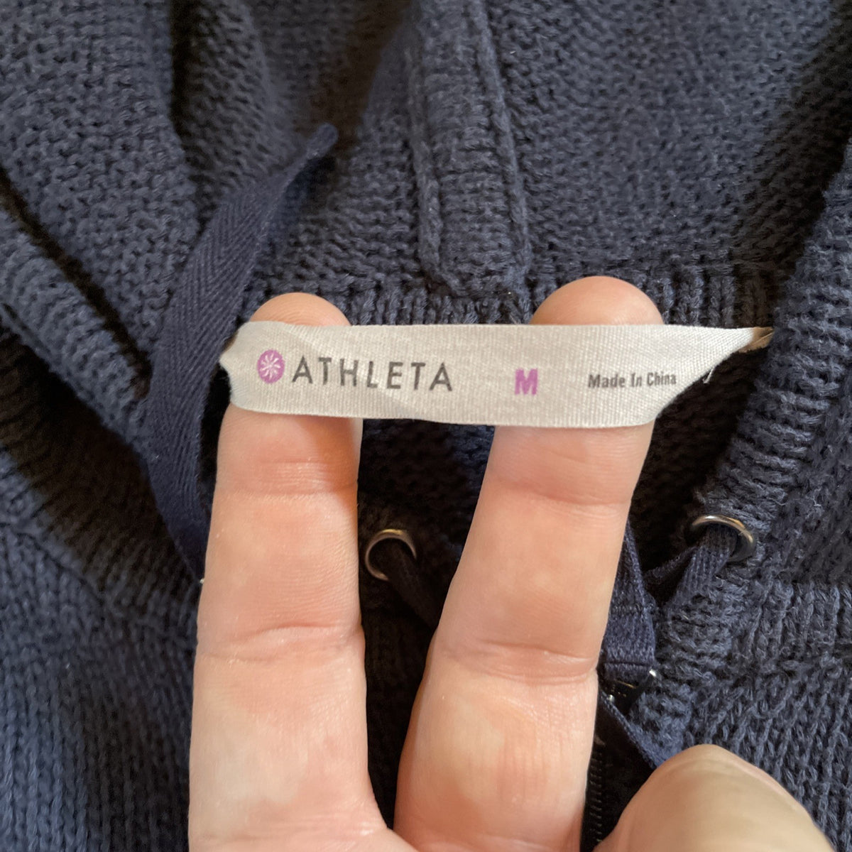 athleta full zip hoodie medium