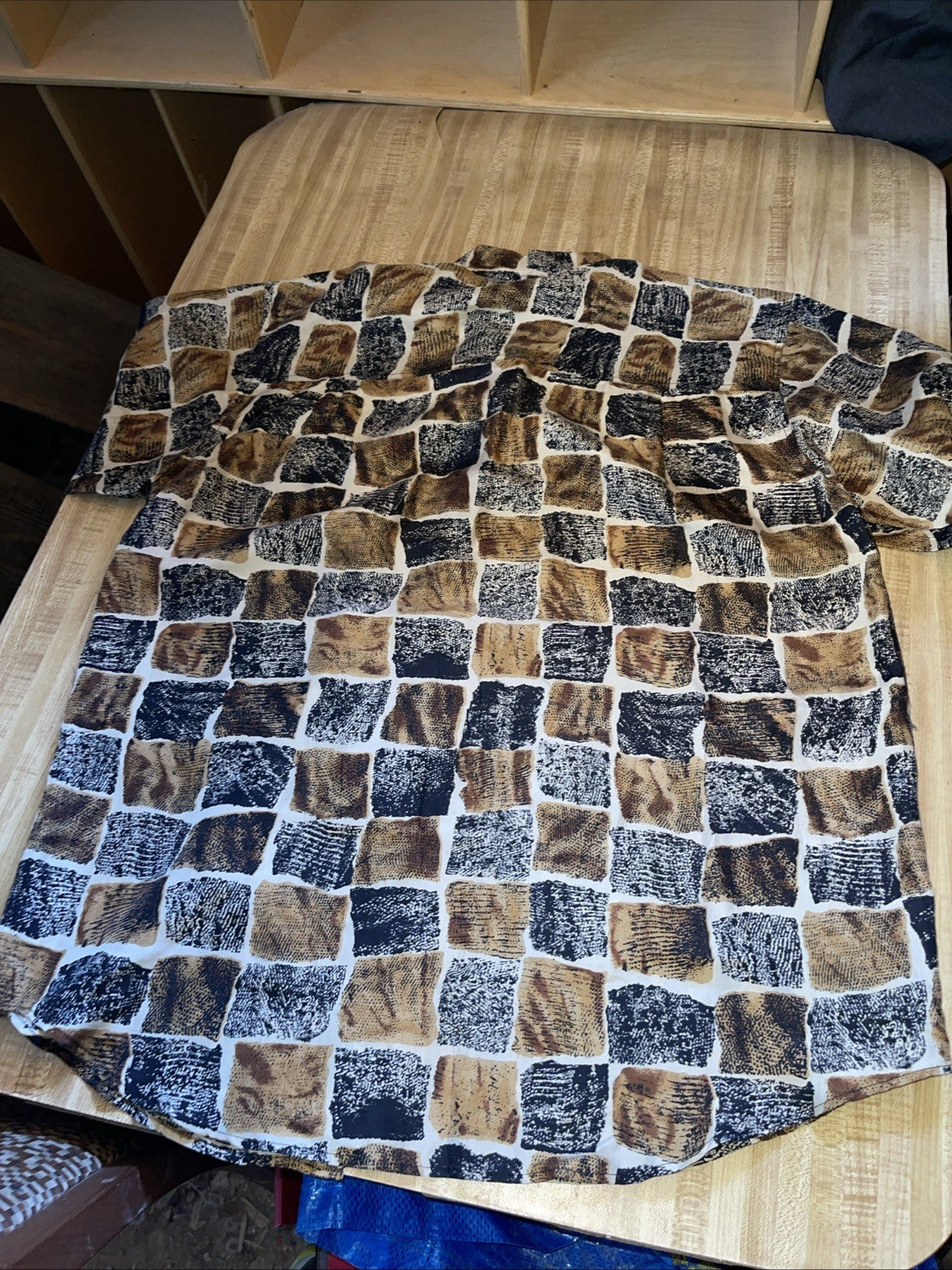Vintage Whitby Washed Silk Shirt Large 