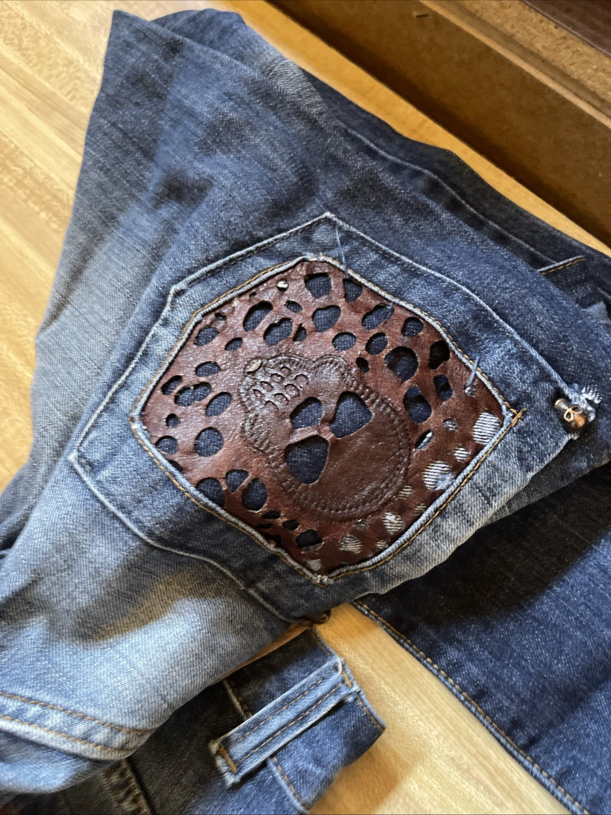 Petit Sexy Street Skull Jeans 30x31 Tag Says 40, But They Are 30
