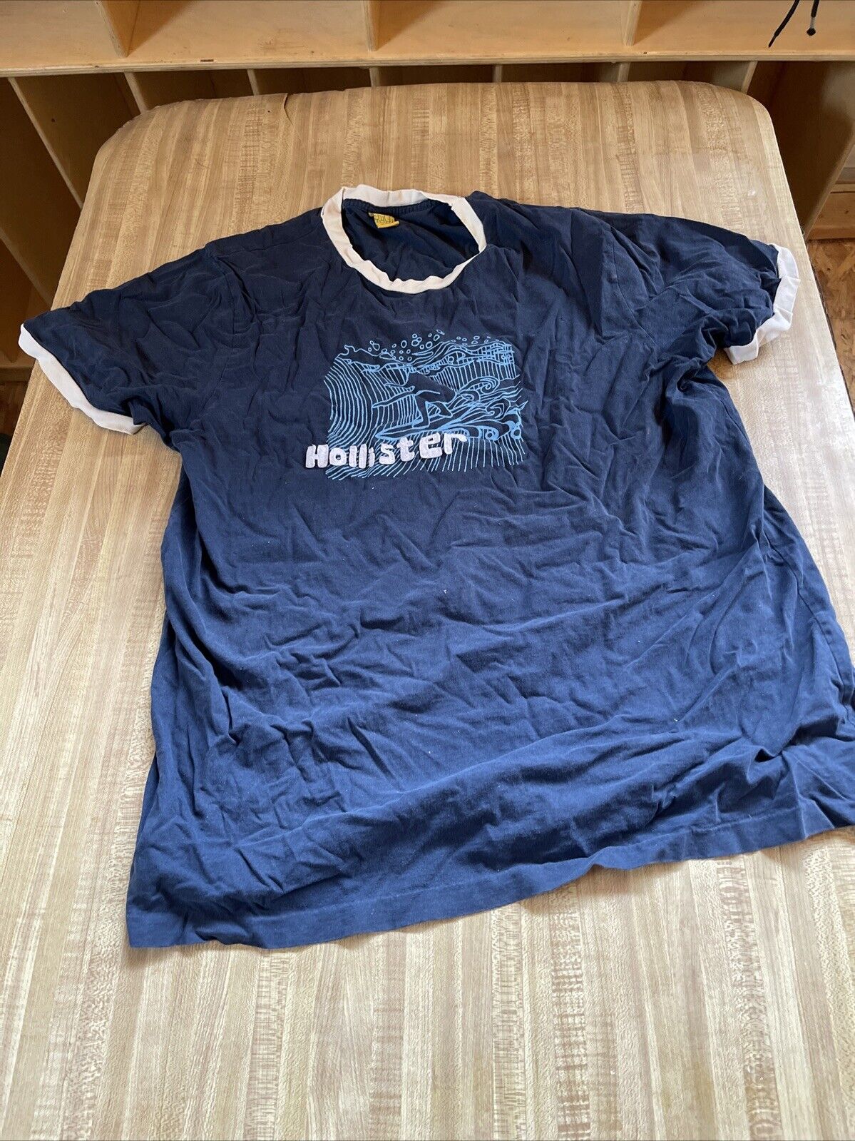 Hollister Ringer T Shirt XXL 
