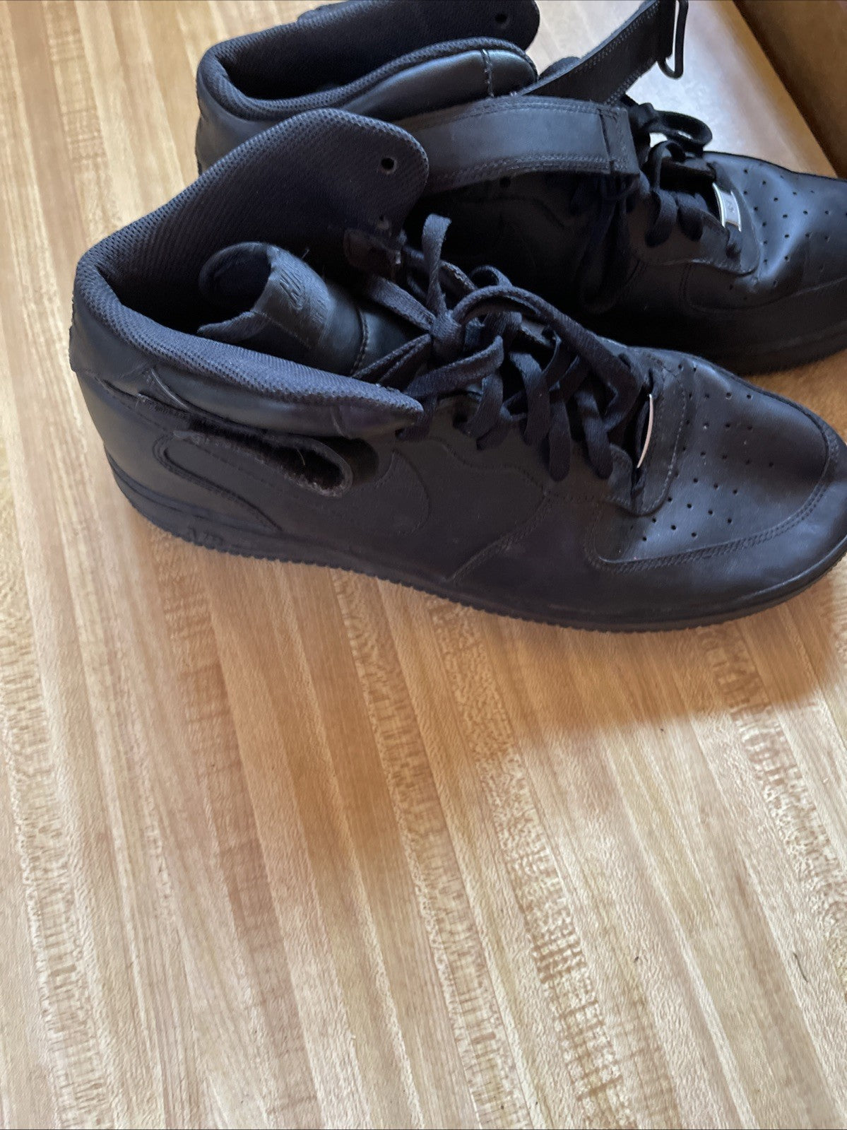 Nike AF1 High Top Sneakers Black Size 14