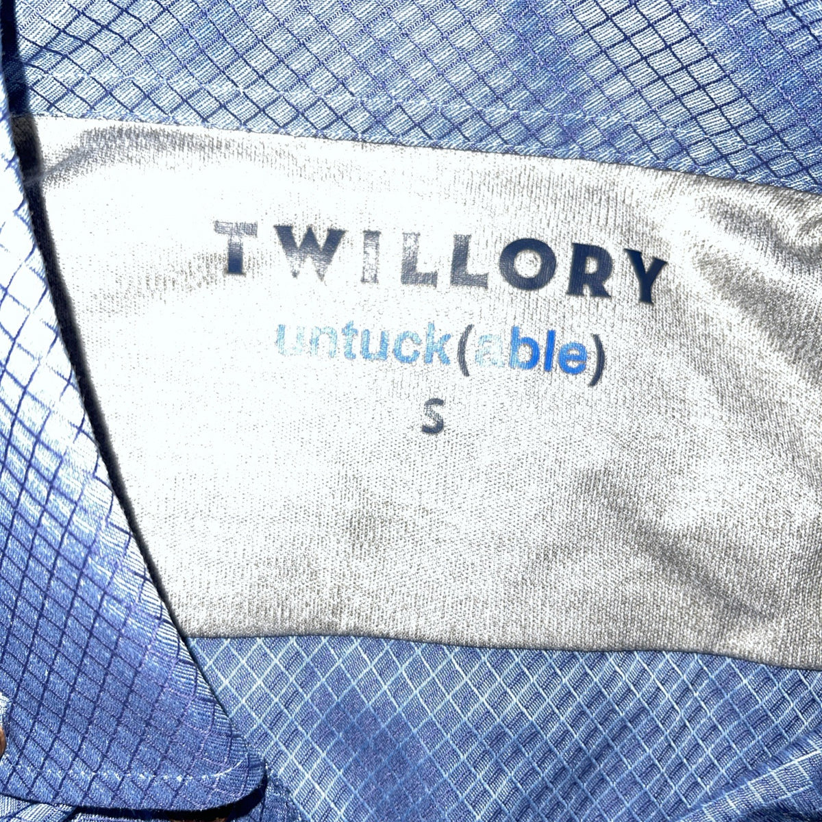 Twillory Untuckable Shirt Small 