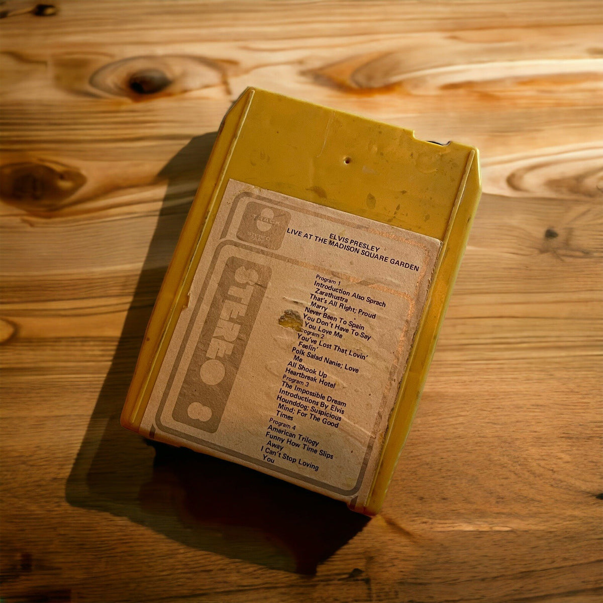 Elvis Presley Live At Madison Square Garden 8 Track