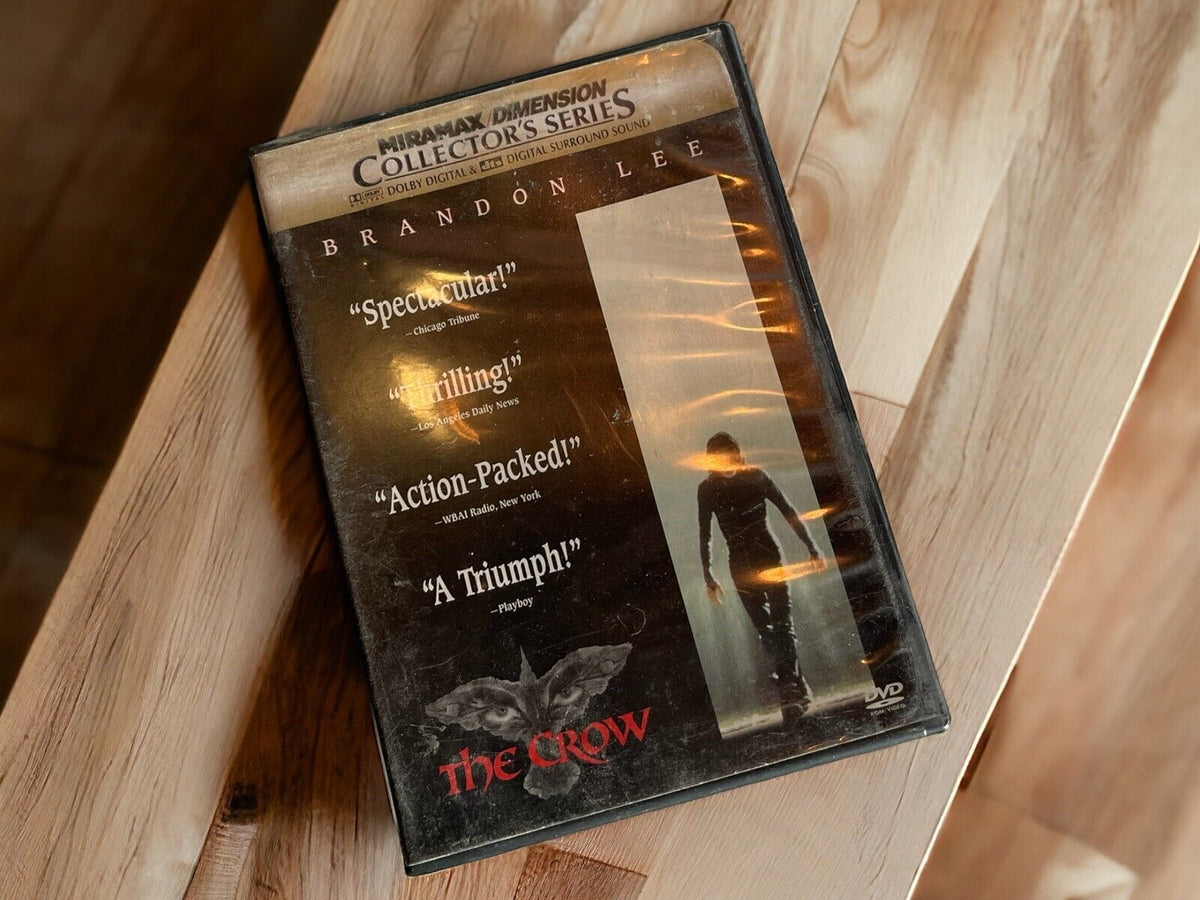 The Crow Deluxe Edition (DVD) Brandon Lee, Miramax Collectors Series,