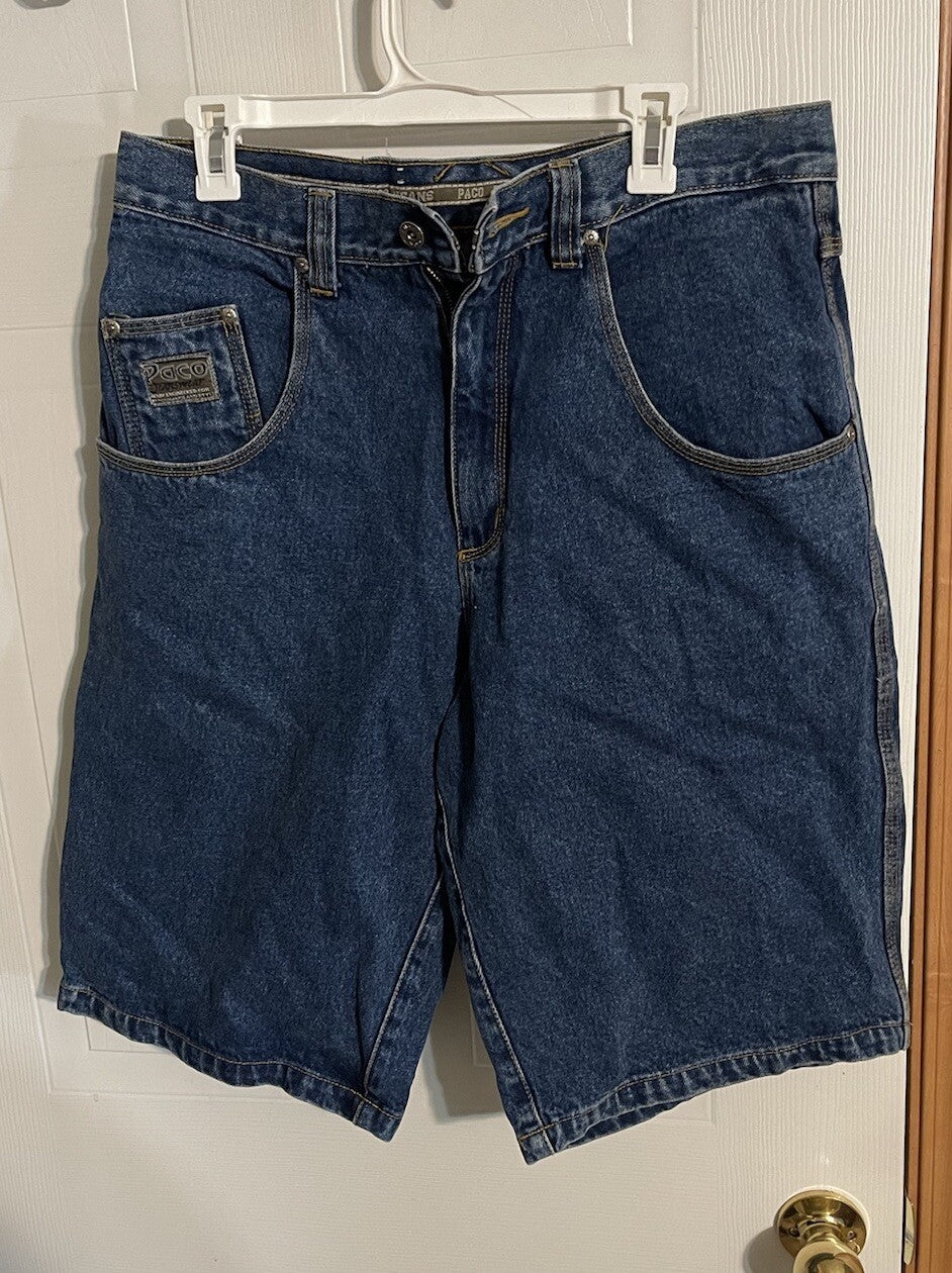 Paco Jeans Jorts 33 Y2K Hiphop Streetwear