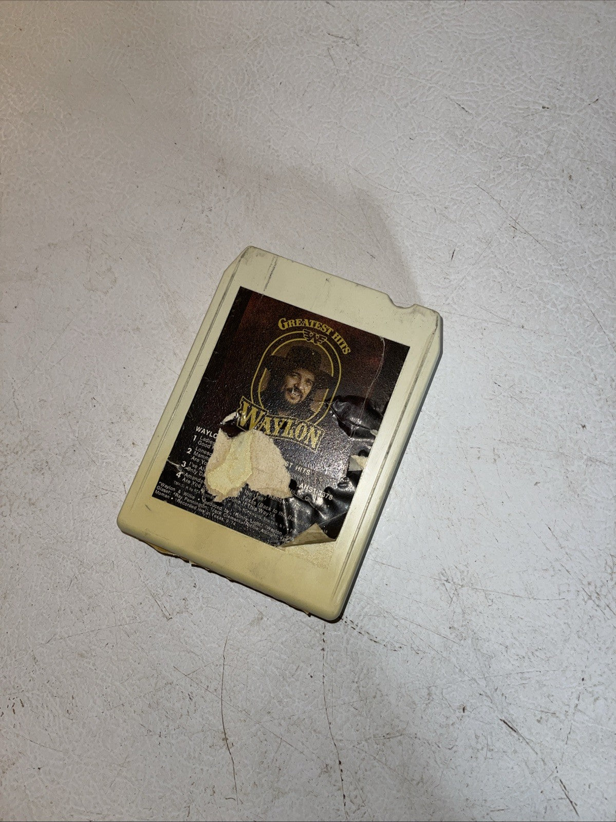 Waylon Jennings Greatest Hits 8-Track Tape AHS1-3378 RCA 1979