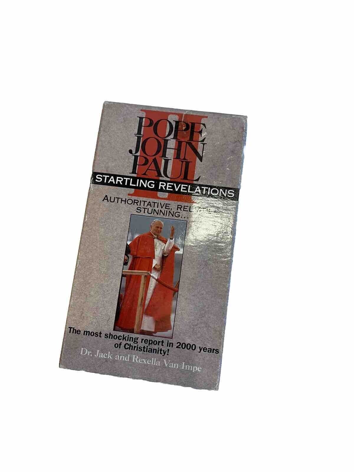 Pope John Paul Starting Revelations VHS 