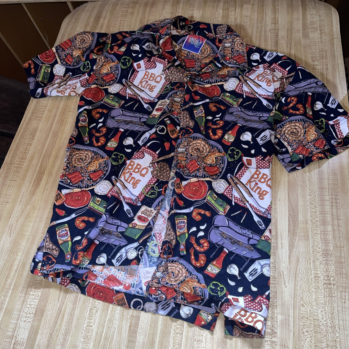 D’em Crazy Hawaiian Shirt Medium 