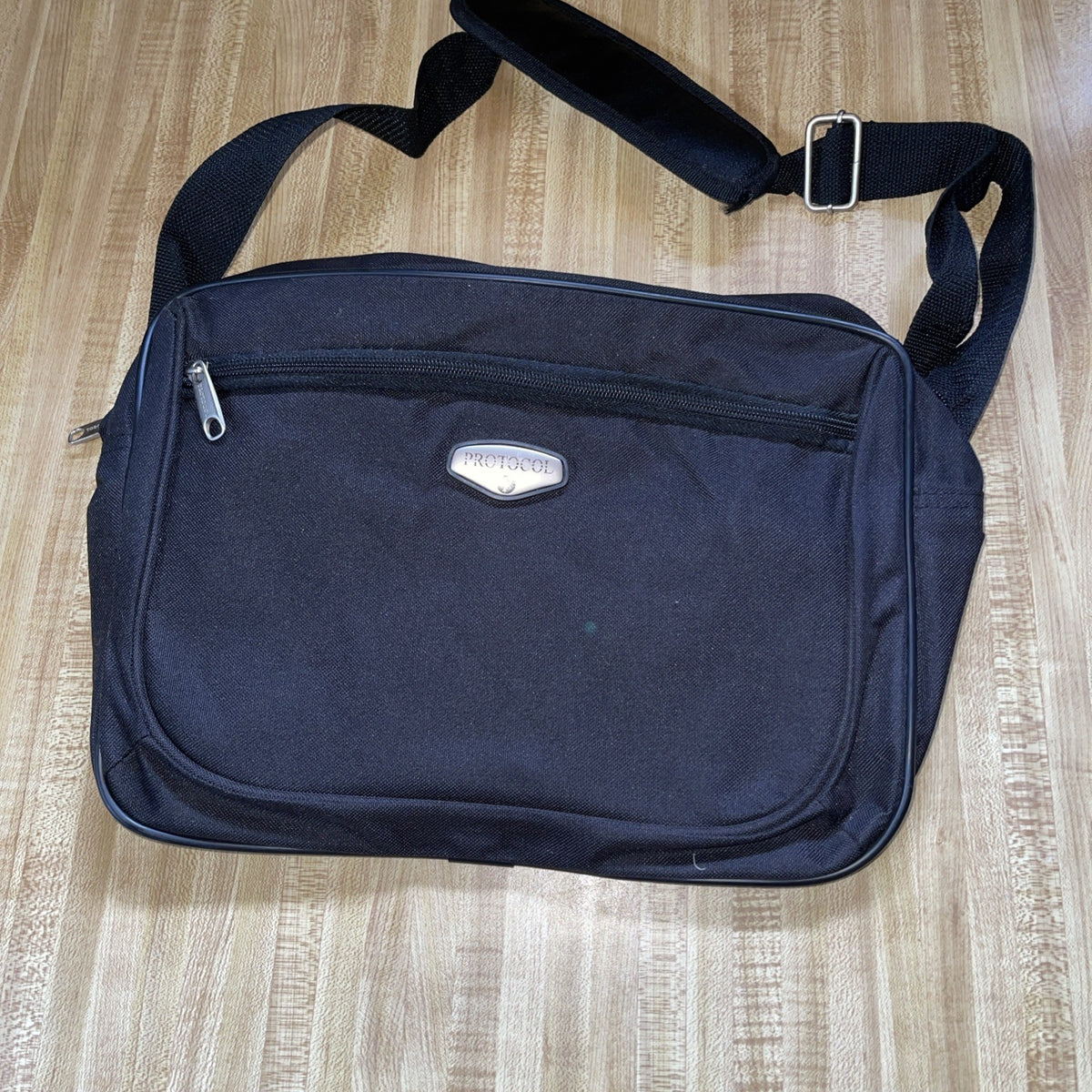 Protocol Bag Black Business Adjustable Shoulder Strap Document