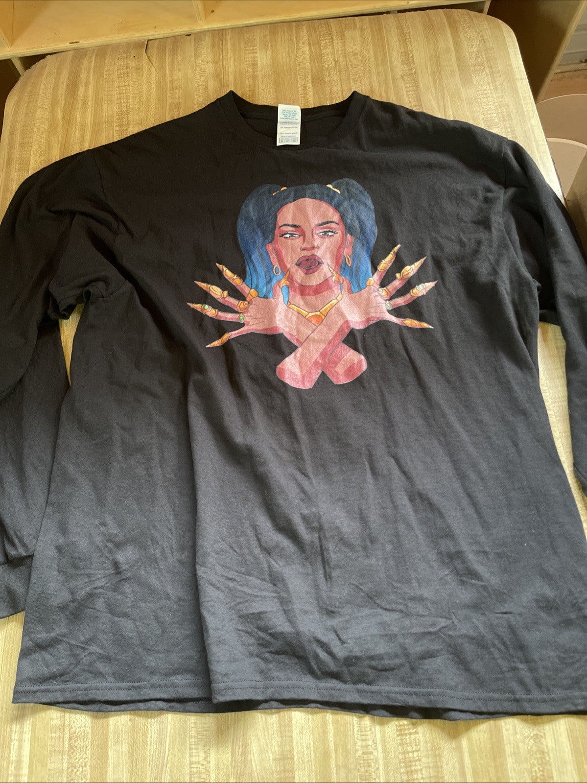 Hiphop Long Sleeve T Shirt XL