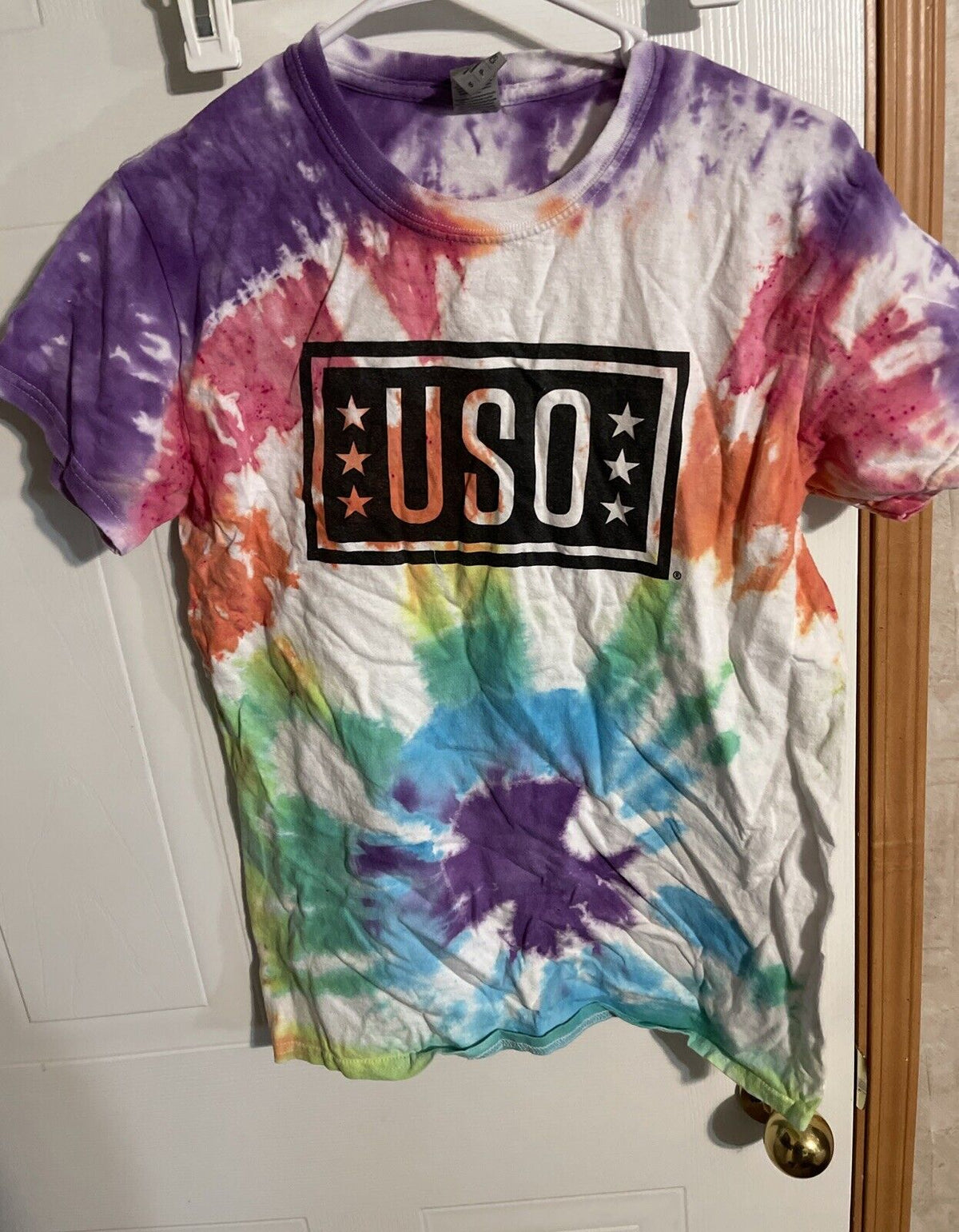 USO Tye Dye T Shirt Small 