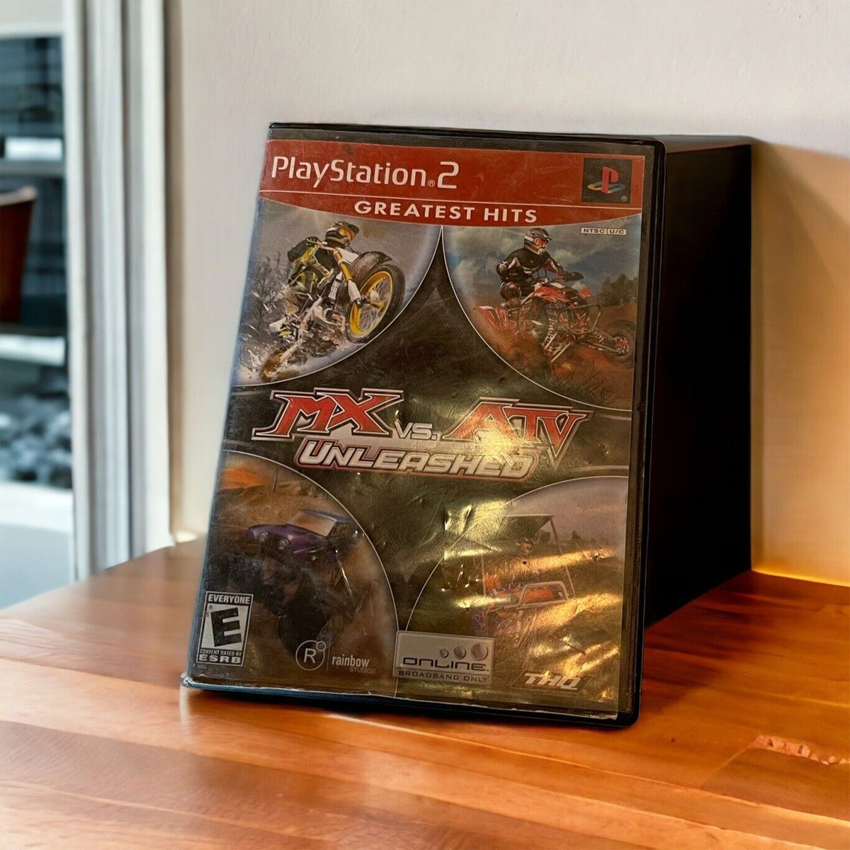 MX vs. ATV Unleashed (Sony PlayStation 2, 2005) Broken Case- No Manual