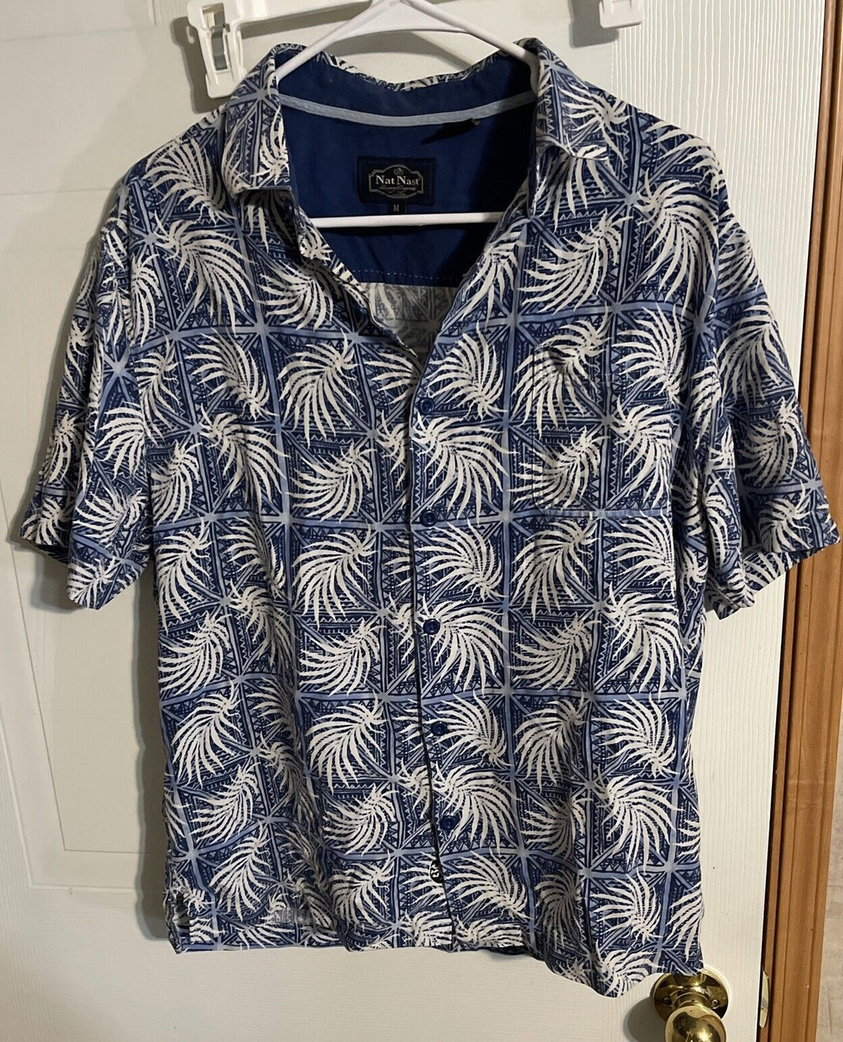 Nat Nast Silk Blend Shirt Medium 