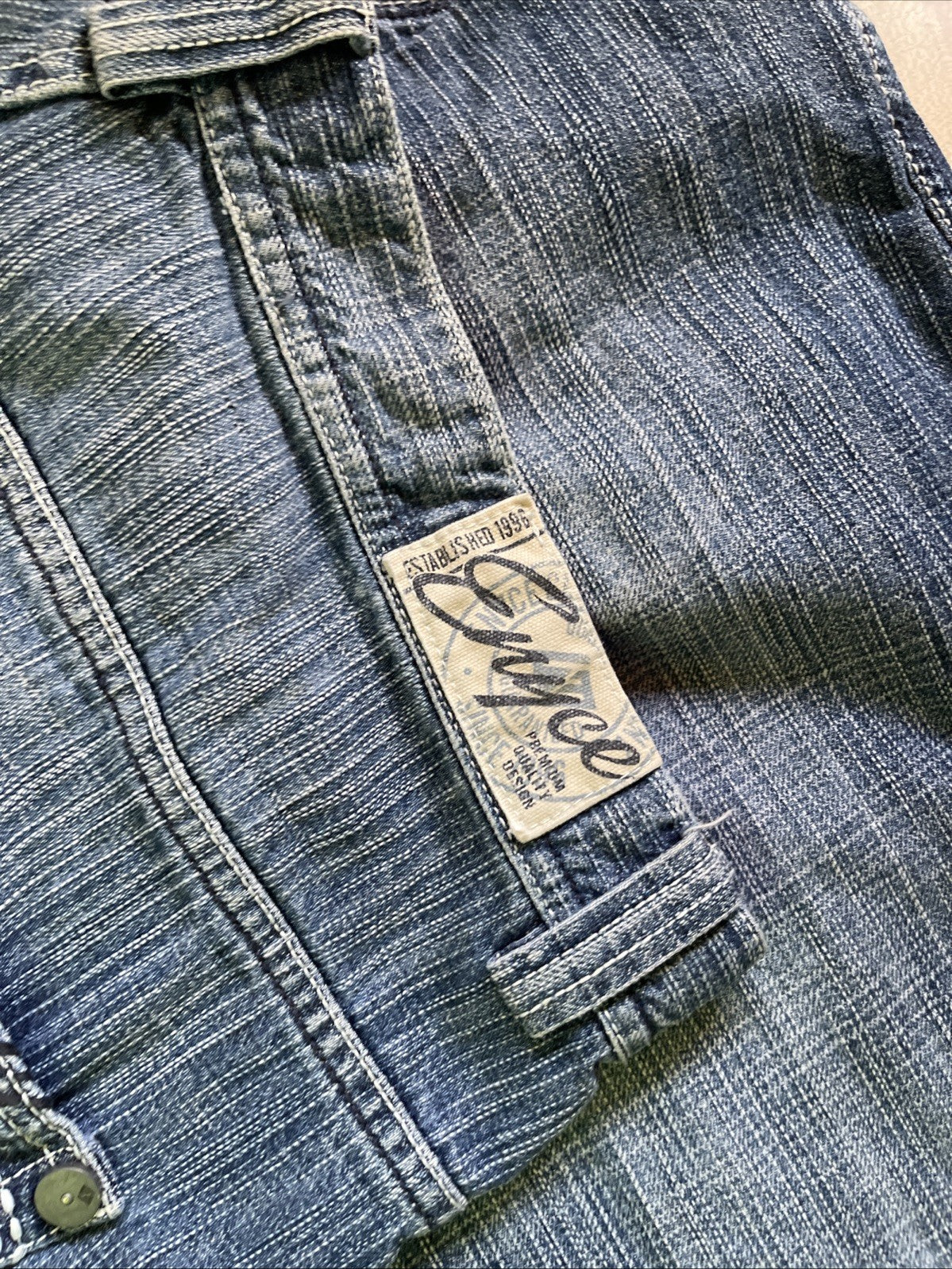 Enyce Jeans 38/34 Baggy Wide Leg Y2K Hiphop Streetwear 