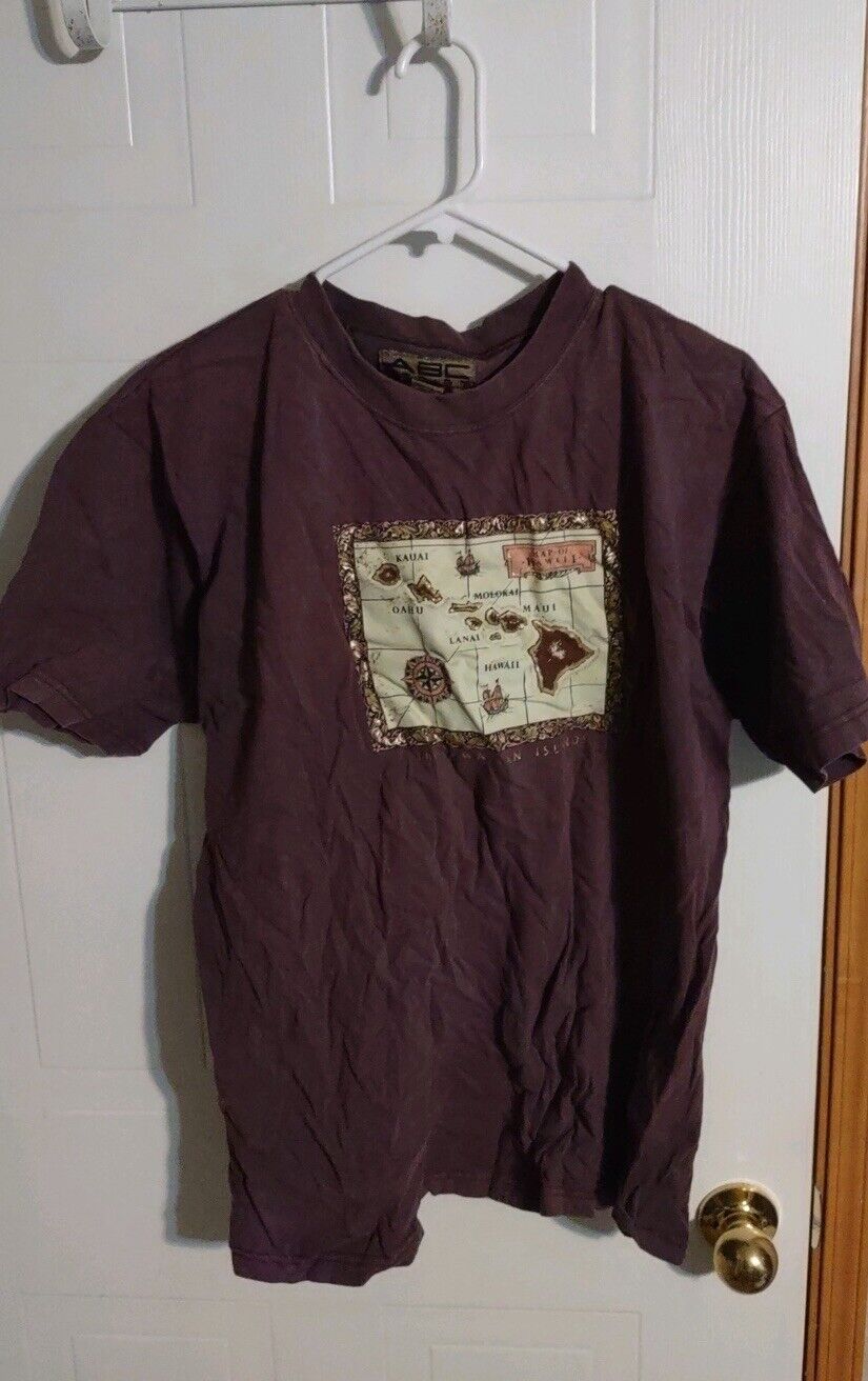Hawaiian Islands T Shirt Large 