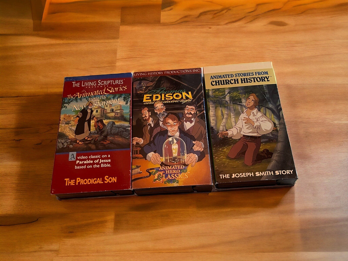 animated hero classics And Other Religious Animated vhs Lot