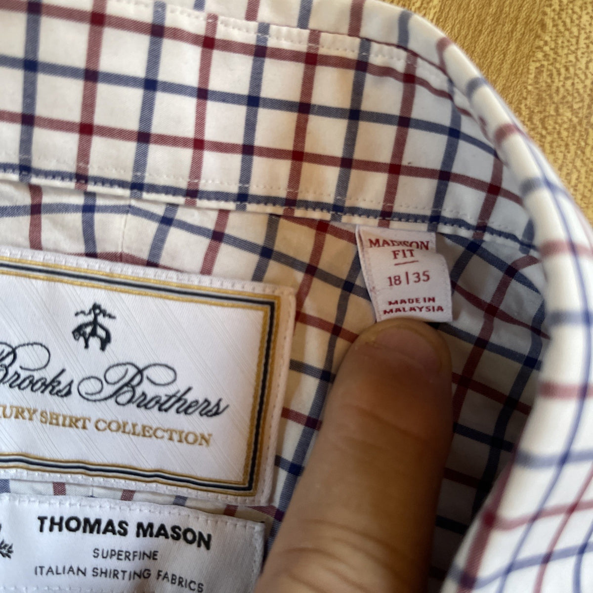 brooks brothers thomas mason shirt 18