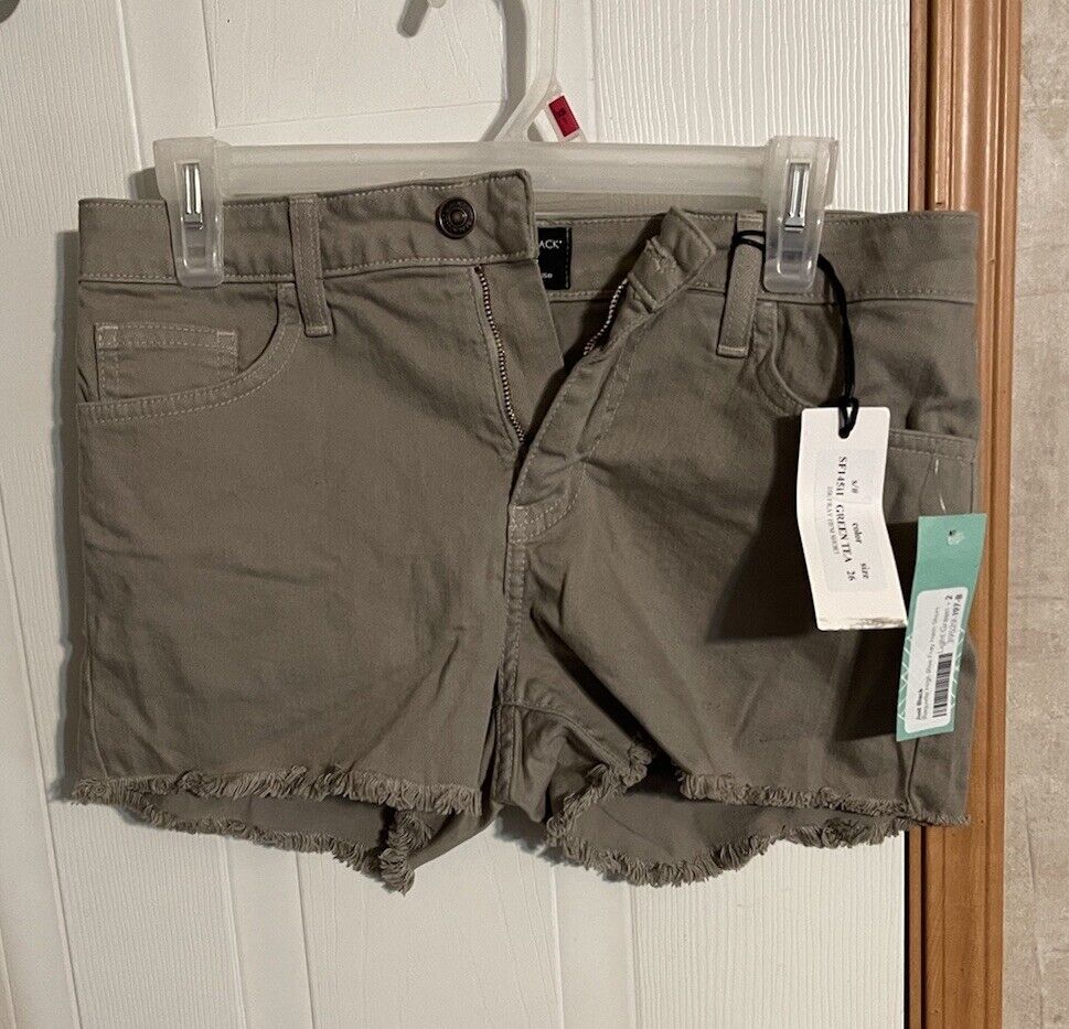 Just Black 5 Pocket Shorts 26 NWT 