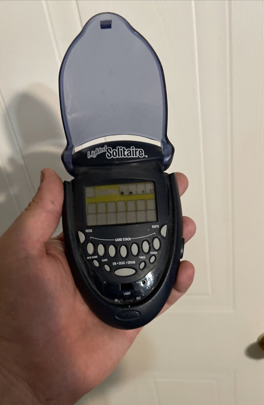 radica lighted solitaire handheld game