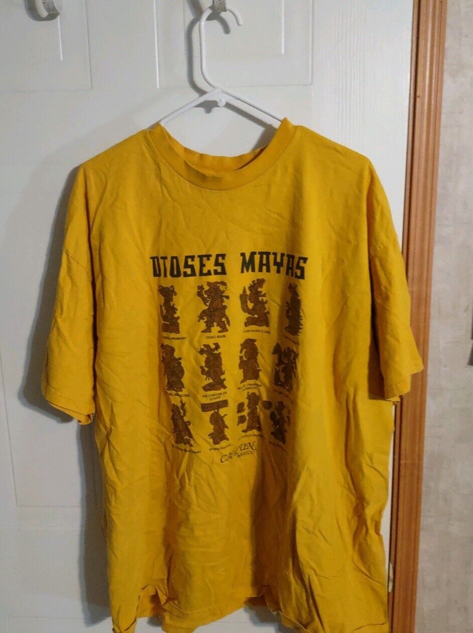 Cancun Mexico T Shirt Mayans XXL 