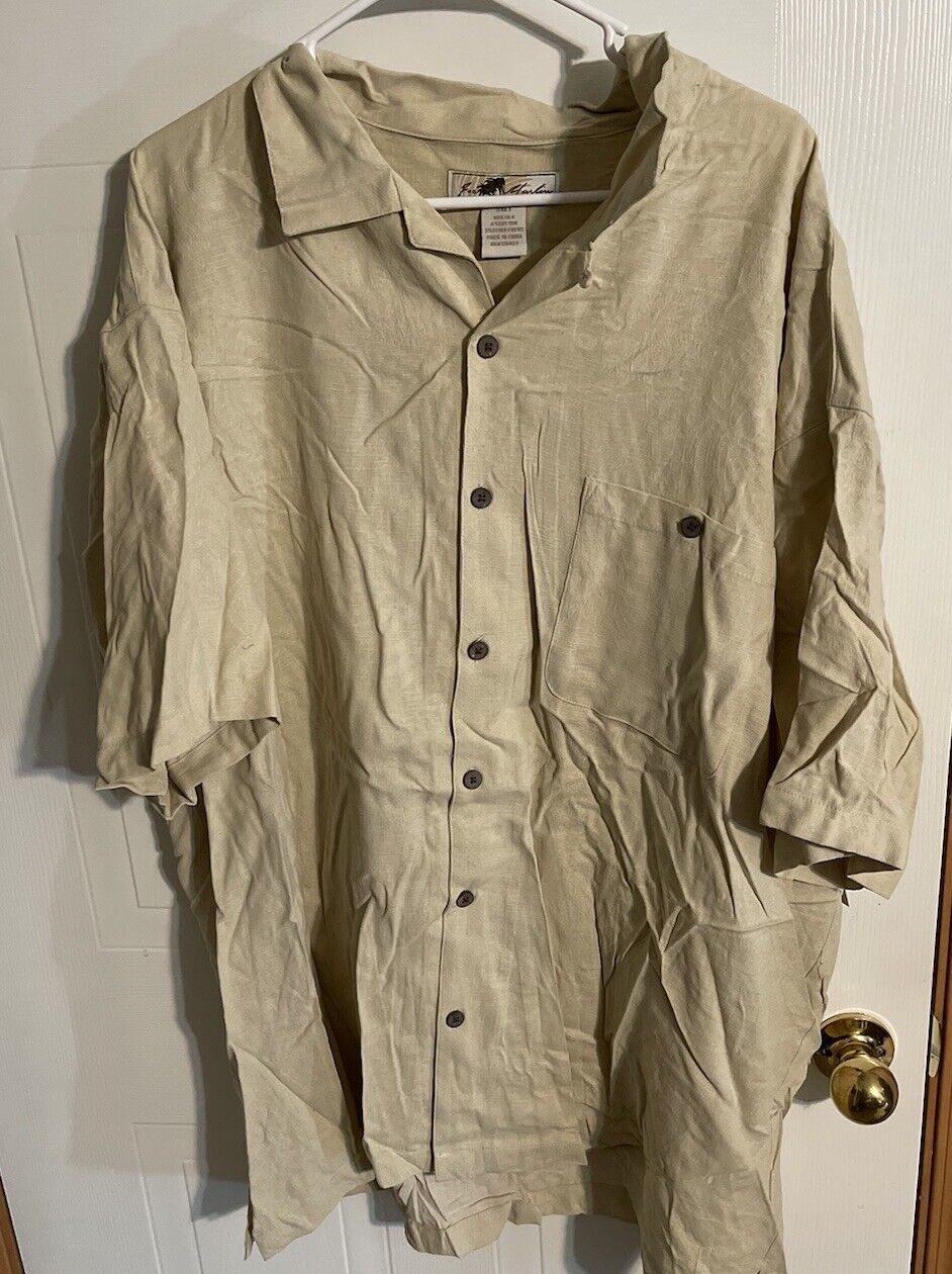 Joe Marlin Silk Blend Shirt 3XLT NWT 