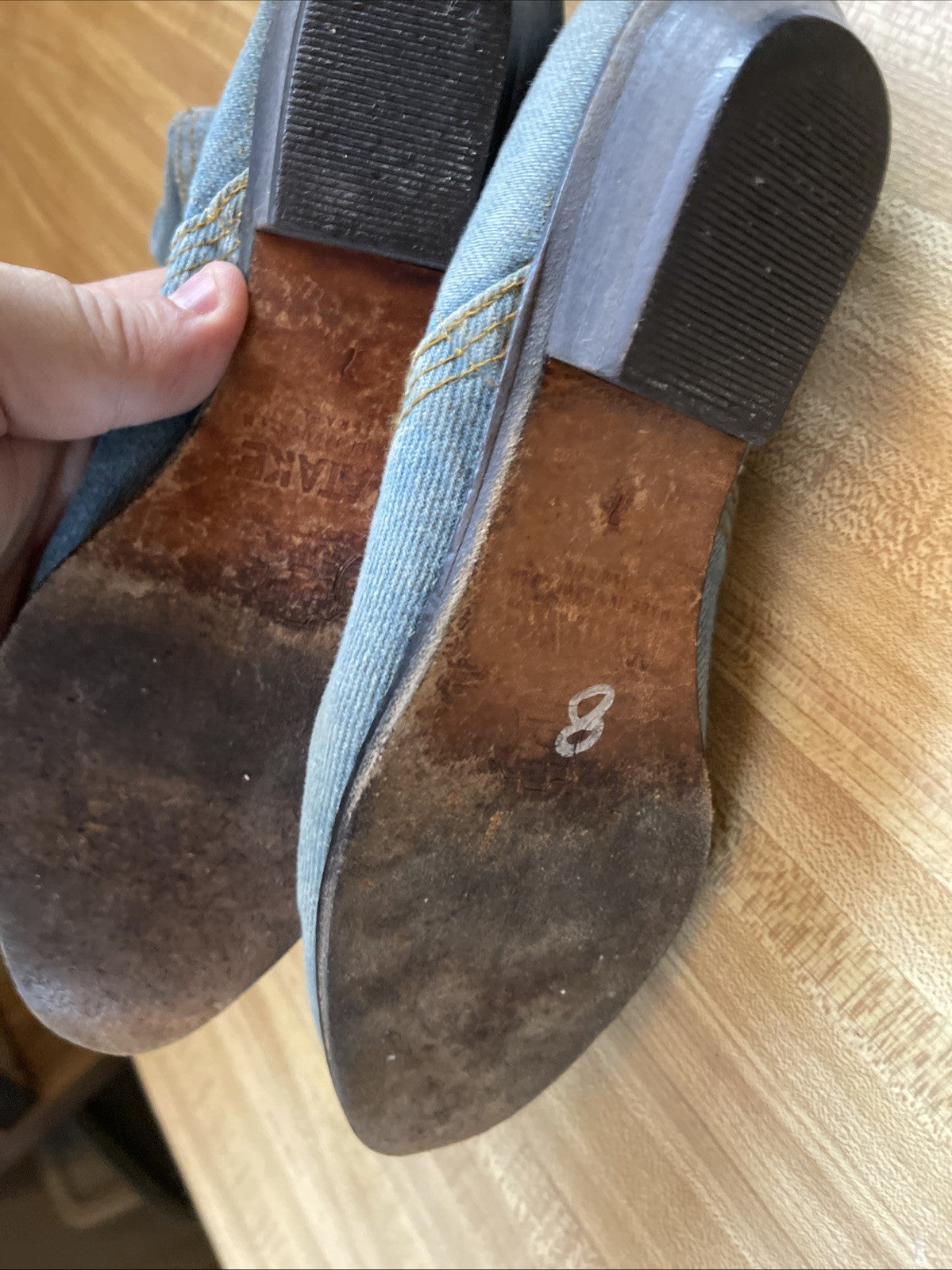 Vintage Matake Denim Boots Size 7