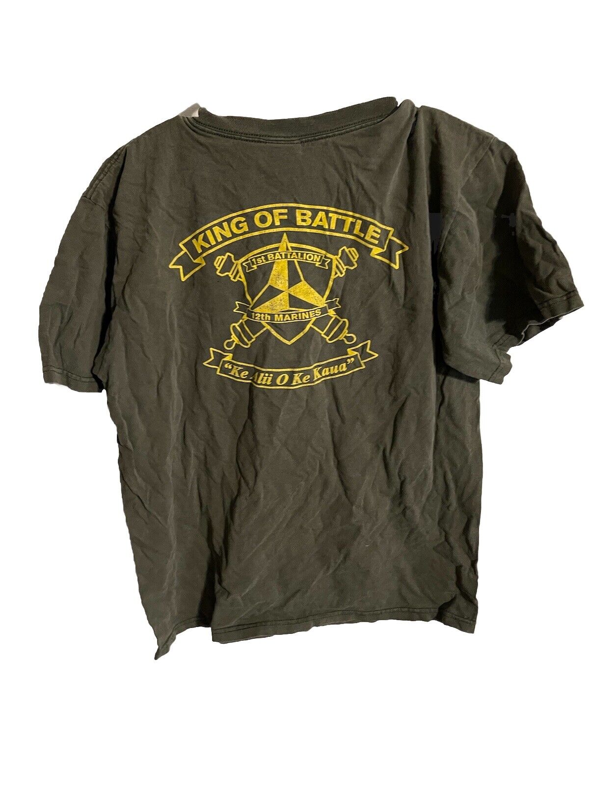 Marines King Of Battle T Shirt Medium 