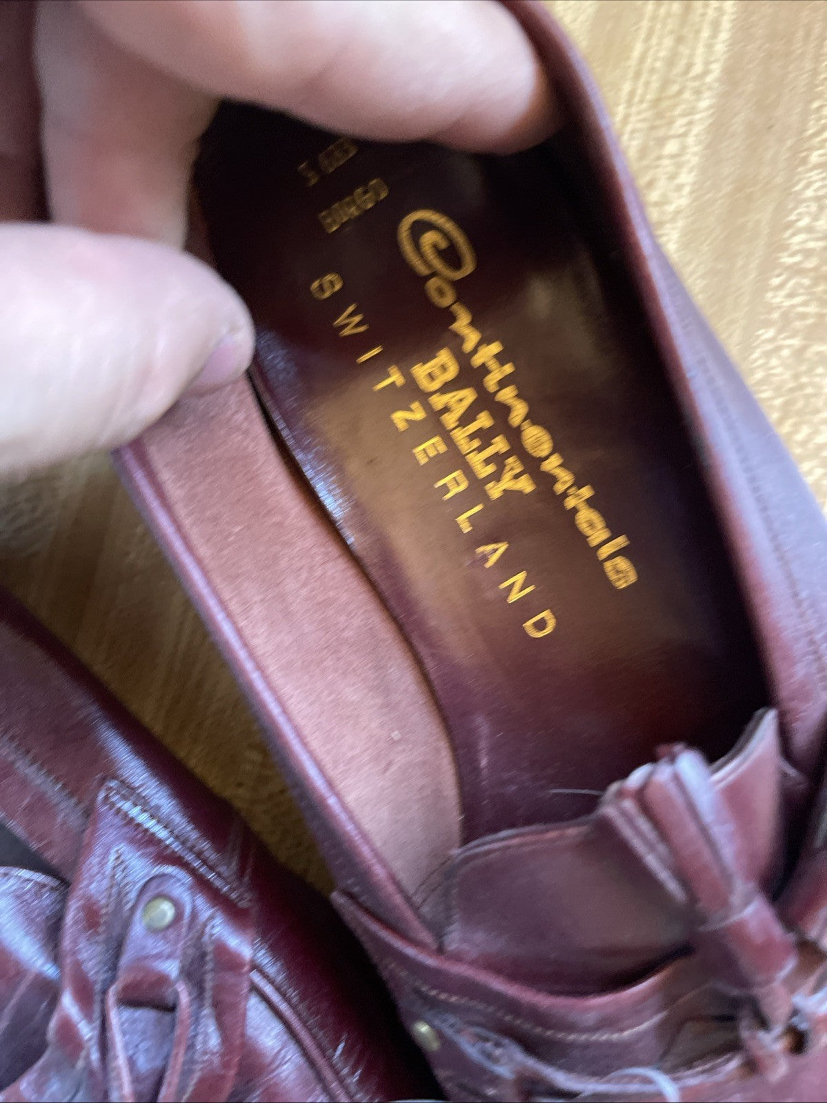 Bally Continentals Switzerland Dress Shoes 8 Deadstock 