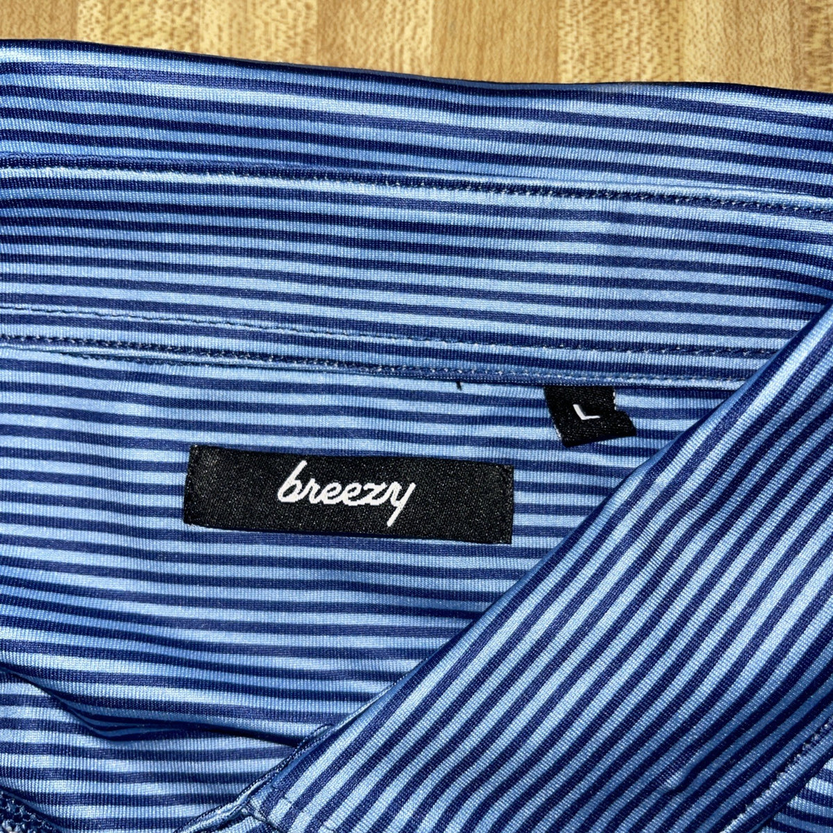 breezy golf polo large
