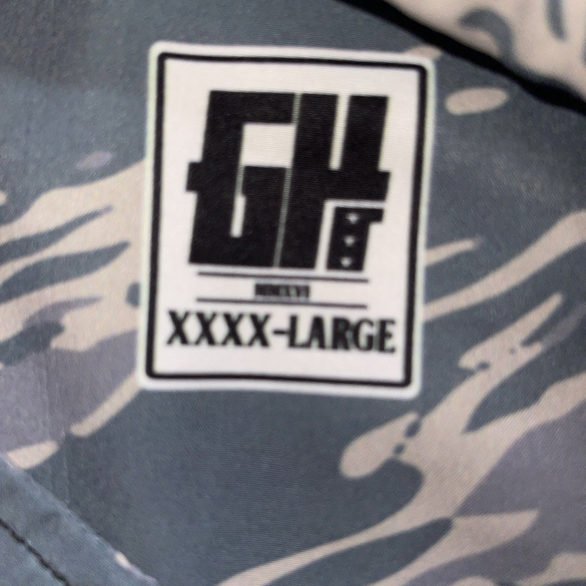 Greater Half Camo Button Up 4XL