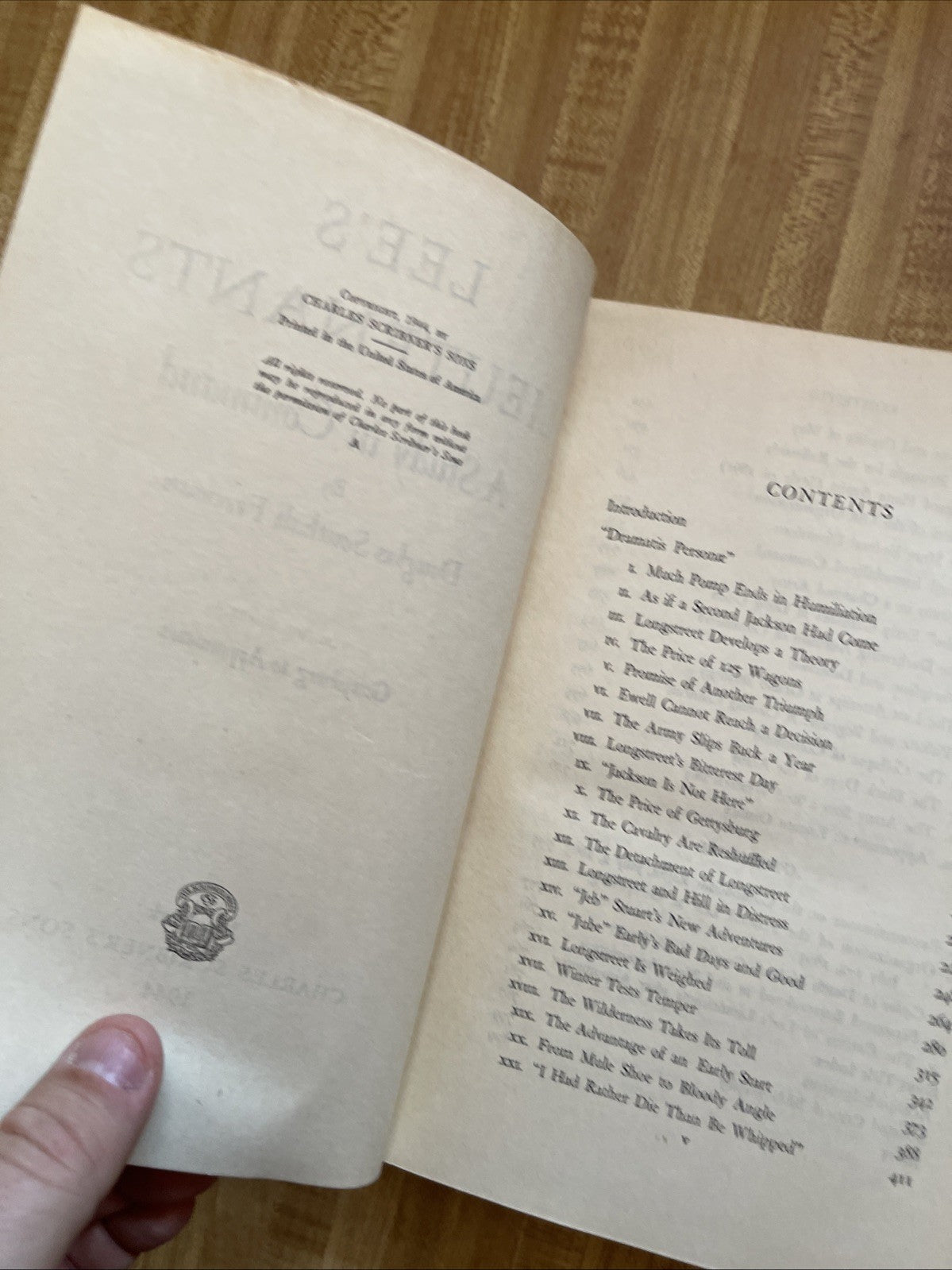 Lee’s Lieutenants Hardcover 