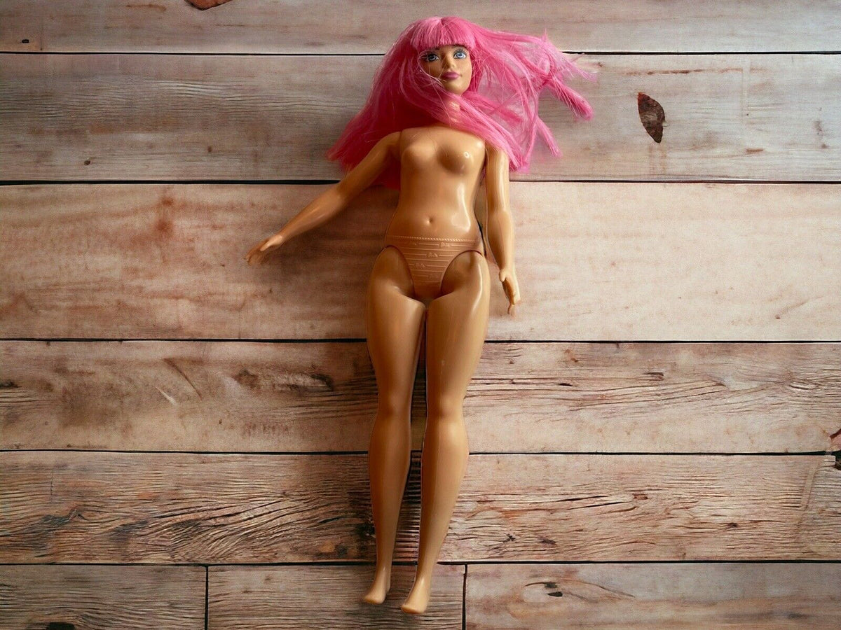 Pink Haired Barbie Doll