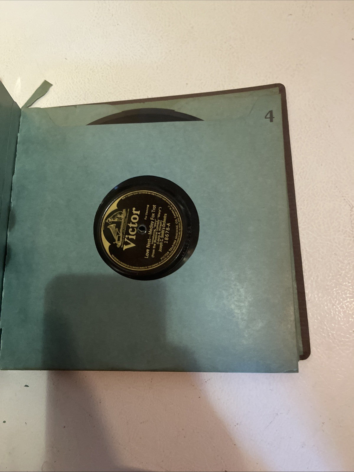 Antique Victor Victrola Record Collection Lot
