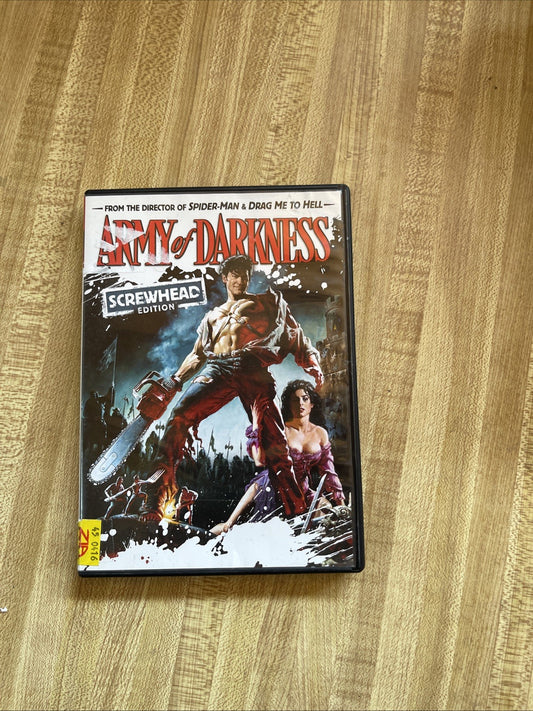 Army of Darkness (Screwhead Edition) (DVD, 1992)