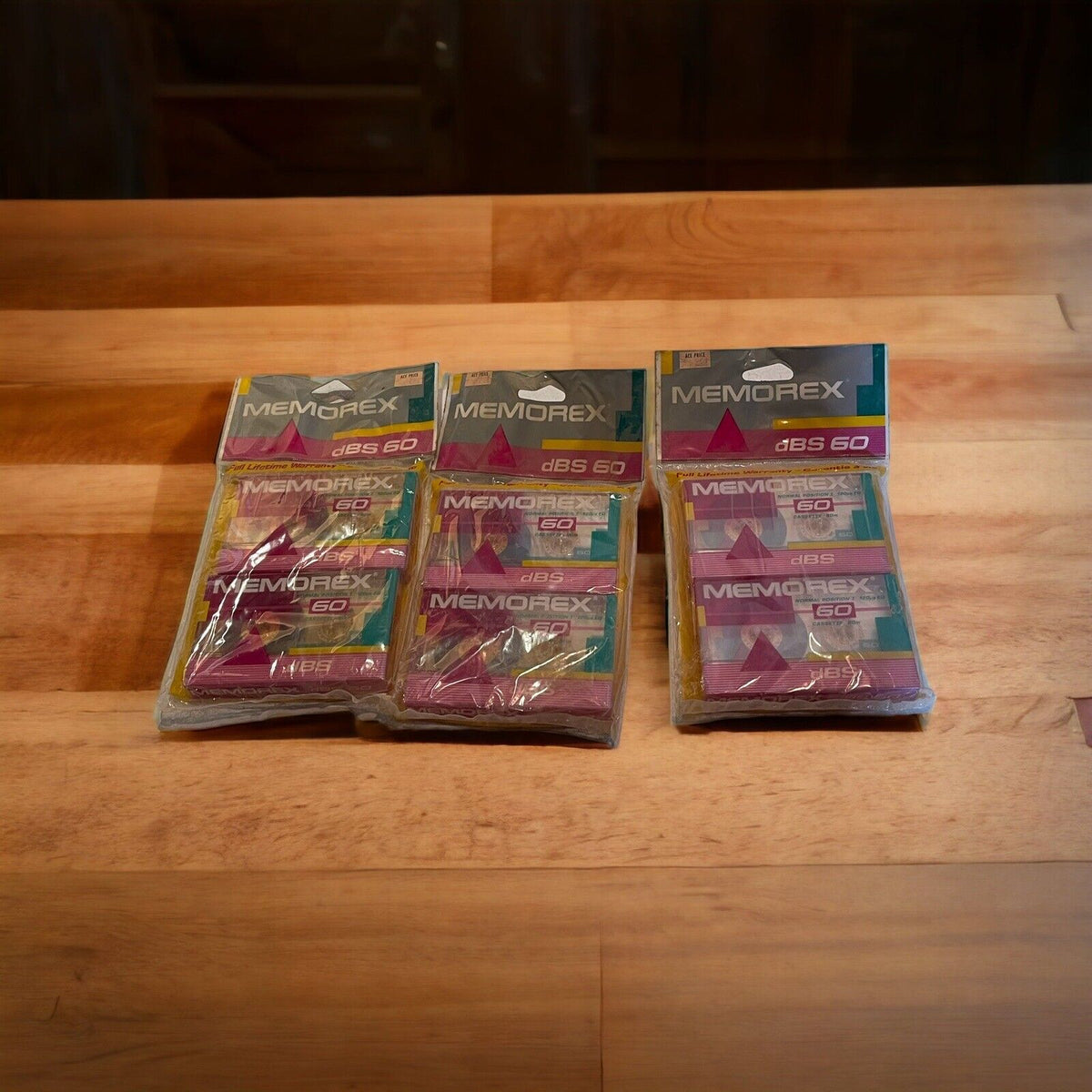 Lot Of 6 New Old Stock Memorex Dbs 60 